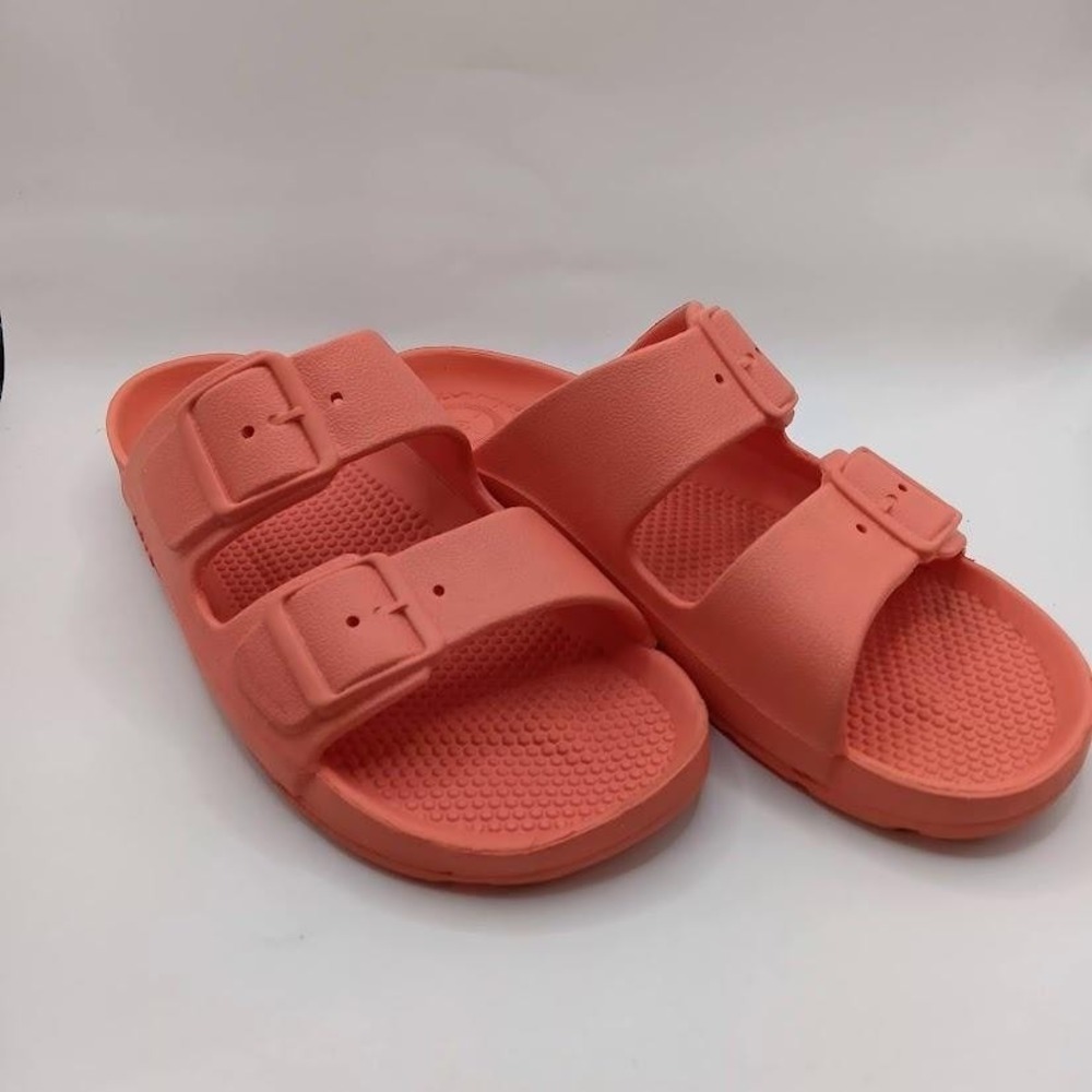 Totes Shoes Womens Size 8‎ Double Buckle Slide Sandals Waterproof EVA Comfort
